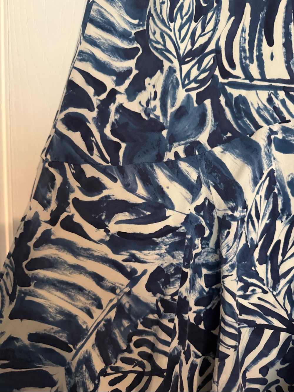 Blue & White Ralph Lauren A-Line Skirt - Picture 2 of 5